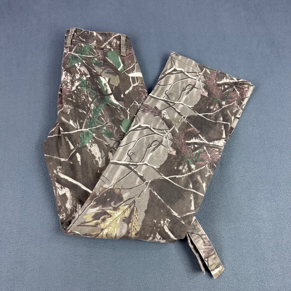 Disclosure Womens Camo Cargo Pants Size 00/23 Forest Camouflage Utility Trousers